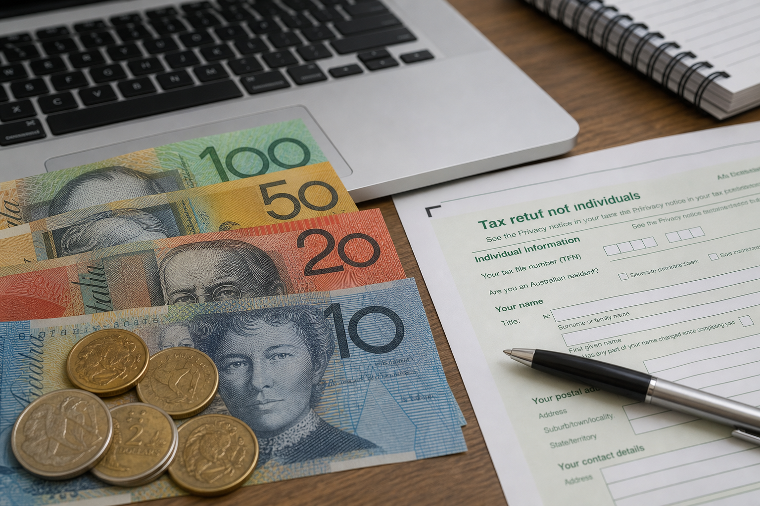 Australian small business funding documents and currency